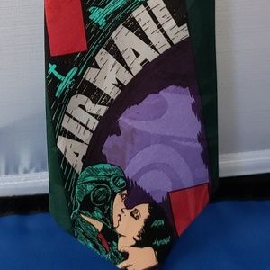 Eclectic Tie w/classic movie like graphics  PM02